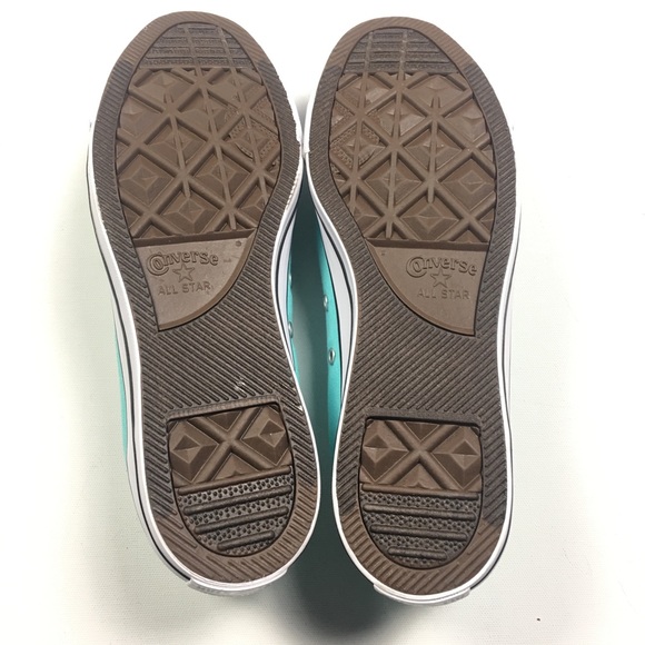 Converse Chuck Taylor AllStar Aqua Blue Canvas Low - Picture 6 of 7